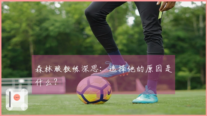 森林狼教练深思：选择他的原因是什么？